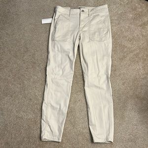 Calvin Klein Ankle Jeans in Cream
